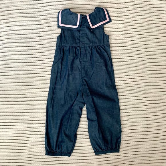 Jojo Maman Bébé Chambray Jumpsuit | 18-24 - Picture 8 of 10